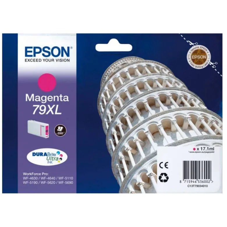 CARTUCHO INK-JET EPSON 79XL COLOR MAGENTA C13T79034010