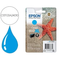 CARTUCHO INK-JET EPSON 603XL COLOR CIAN C13T03A24010