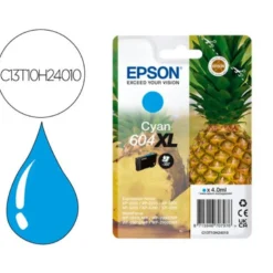 CARTUCHO INK-JET EPSON 604XL COLOR CIAN C13T10H24010