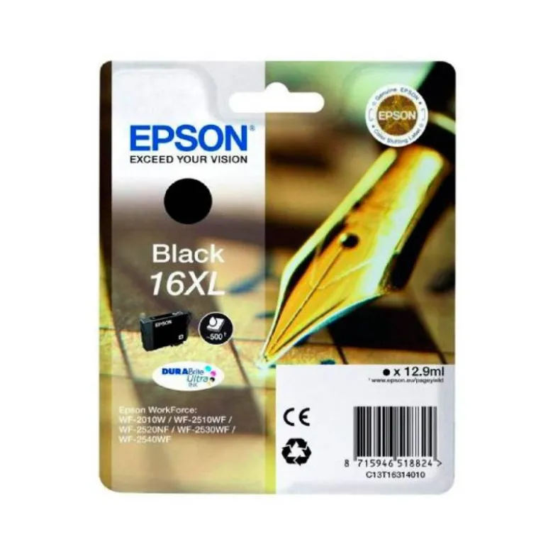 CARTUCHO INK-JET EPSON 16XL COLOR NEGRO C13T16314012