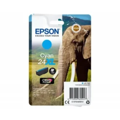 CARTUCHO INK-JET EPSON 24XL COLOR CIAN C13T24324012
