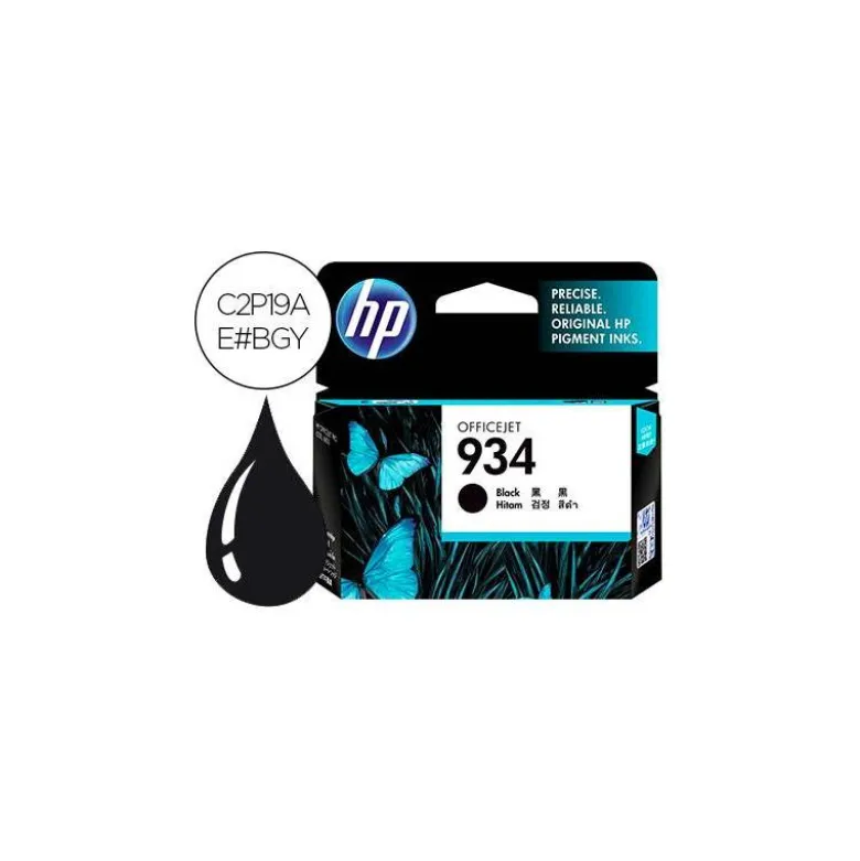 CARTUCHO INK-JET HP 934 COLOR NEGRO C2P19AE