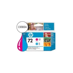 CARTUCHO INK-JET HP 72 COLOR MAGENTA Y CIAN C9383A