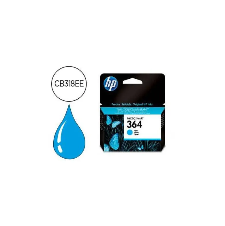 CARTUCHO INK-JET HP 364 COLOR CIAN CB318EE