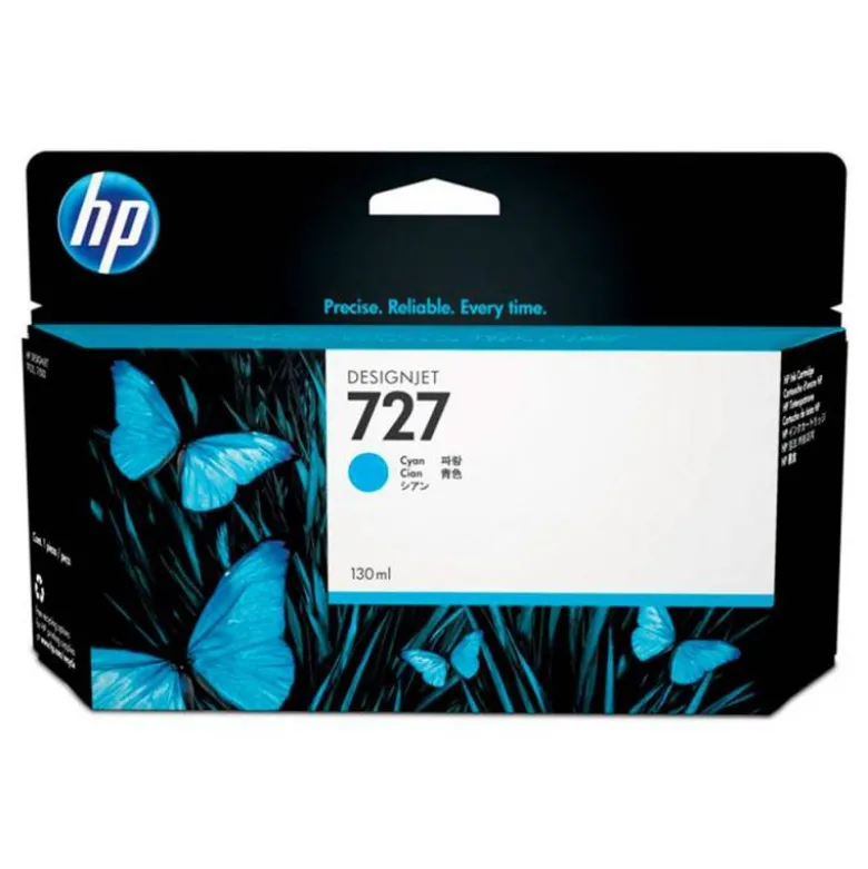 CARTUCHO INK-JET HP DESIGNJET 727 COLOR CIAN B3P19A