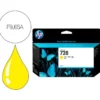 CARTUCHO INK-JET HP DESIGNJET 728 COLOR AMARILLO F9J65A