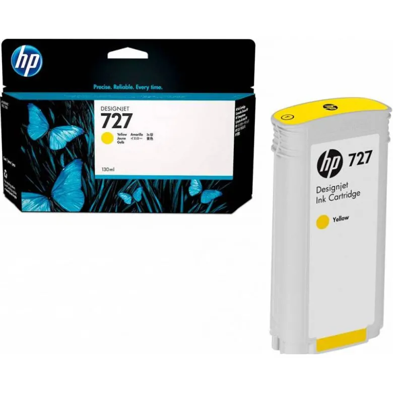 CARTUCHO INK-JET HP DESIGNJET 727 COLOR AMARILLO B3P21A