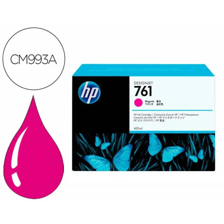 CARTUCHO INK-JET HP DESIGNJET 761 COLOR MAGENTA CM993A