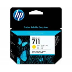 CARTUCHO INK-JET HP DESIGNJET 711 COLOR AMARILLO CZ136A