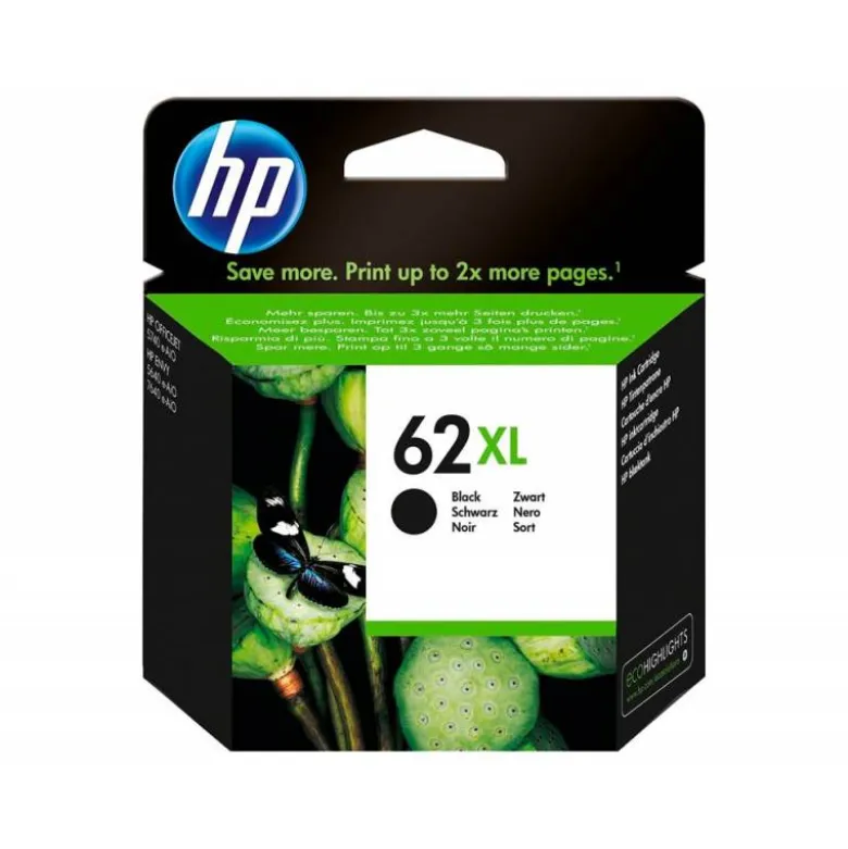 CARTUCHO INK-JET HP 62XL COLOR NEGRO C2P05AE