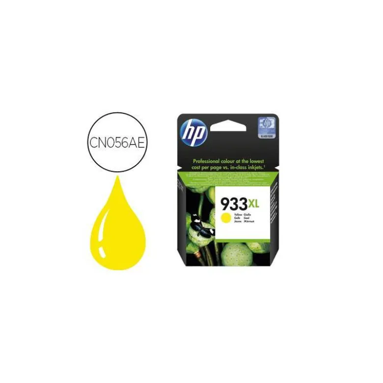 CARTUCHO INK-JET HP 933XL COLOR AMARILLO CN056AE