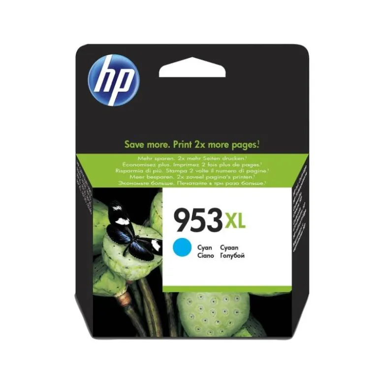 CARTUCHO INK-JET HP 953XL COLOR CIAN F6U16AE