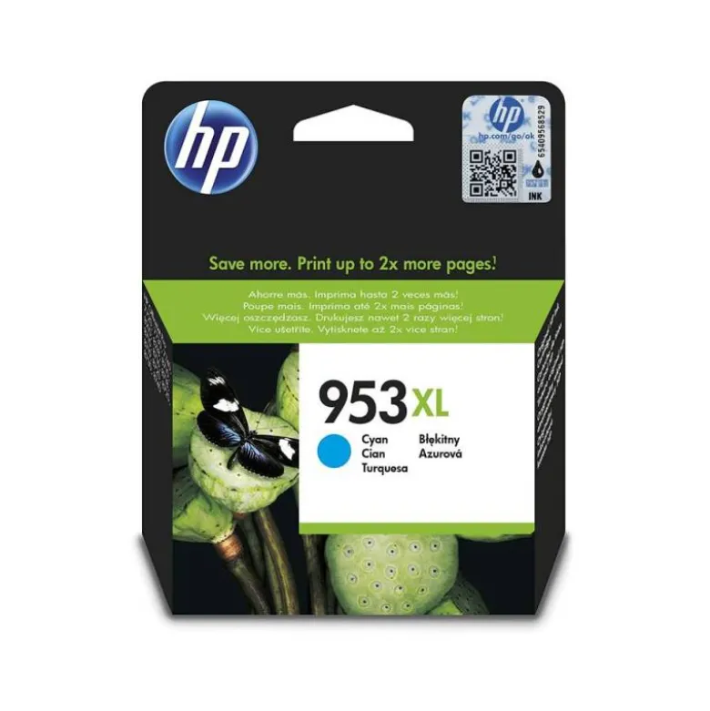 CARTUCHO INK-JET HP 953XL COLOR CIAN F6U16AE