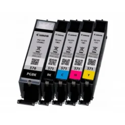 CARTUCHOS CANON PIXMA CLI 571 MULTIPACK DE 4 COLORES NEGRO / AMARILLO / CIAN / MAGENTA 0372C004