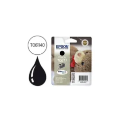 CARTUCHOS INK-JET EPSON T0611 COLOR NEGRO C13T06114010