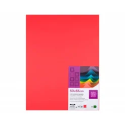 Cartulina Color Rojo Liderpapel 50x65 cm 185 gr