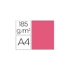 Cartulina Guarro din a4 fucsia 185 gr paquete 50 hojas