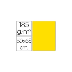 Cartulina Guarro gualda 500 x 650 mm de 185 g/m2