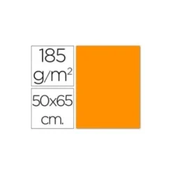 Cartulina Guarro naranja 500 x 650 mm de 185 g/m2
