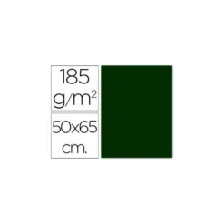 Cartulina Guarro verde amazona 500 x 650 mm de 185 g/m2