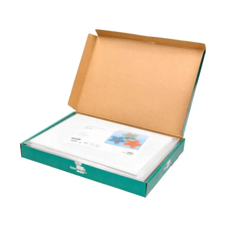 CARTULINA LIDERPAPEL A4 180G/M2 BLANCO PAQUETE DE 25+5 HOJAS