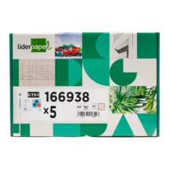 CARTULINA LIDERPAPEL A4 180G/M2 CREMA PAQUETE DE 25+5 HOJAS