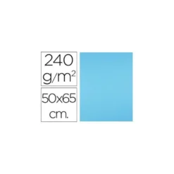 Cartulina Liderpapel Celeste 50x65cm 240 gr Paquete de 25 unidades