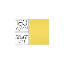 Cartulina Liderpapel Color Amarillo Limon 25 unidades