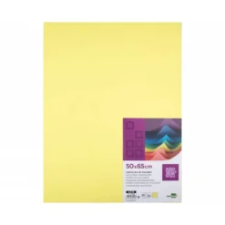 Cartulina Liderpapel color Amarillo Medio 50x65 cm 240 gr 25 unidades