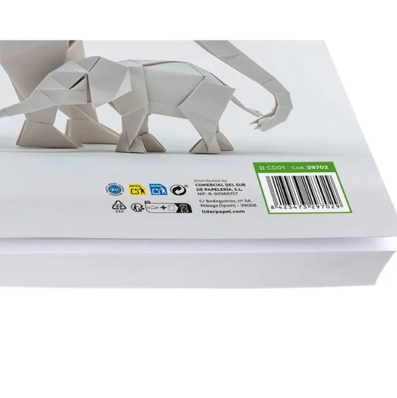 Cartulina Liderpapel color blanco a3 180 g/m2