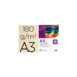 Cartulina Liderpapel color crema a3 180 g/m2
