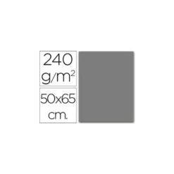 Cartulina Liderpapel color gris 240 g/m2