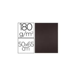 Cartulina Liderpapel color Marrón oscuro 50x65 cm 180 gr