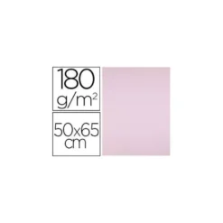 Cartulina Liderpapel color rosa 180 g/m2