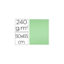 Cartulina Liderpapel color verde pistacho 240 g/m2