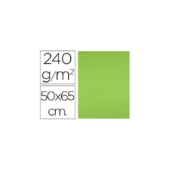 Cartulina Liderpapel color verde hierba 240 g/m2
