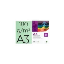 Cartulina Liderpapel color verde a3 180 g/m2