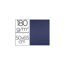 Cartulina Liderpapel color Zafiro 50x65 cm 180 gr 25 unidades