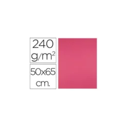 Cartulina Liderpapel Fucsia 50x65 cm 240 gr Paquete de 25 unidades