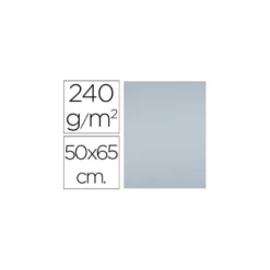 Cartulina Liderpapel Gris 50x65 cm 240 gr Paquete de 25 unidades