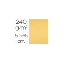 Cartulina Liderpapel Oro 50x65 cm 240 gr Paquete de 25 unidades