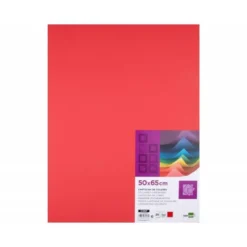Cartulina Liderpapel Rojo 50x65 cm 240 gr Paquete de 25 unidades