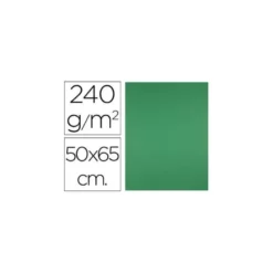Cartulina Liderpapel Verde Navidad 50x65 cm 240 gr Paquete de 25 unidades