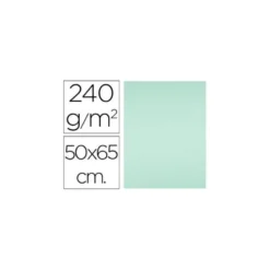 Cartulina Liderpapel Verde 50x65 cm 240 gr Paquete de 25 unidades