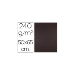 Cartulina liderpapel 50x65 cm marron oscuro 240g unidad