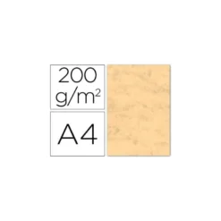 Cartulina marmoleada DIN A4 color Ocre