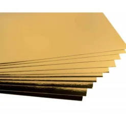 Cartulina metalizada Liderpapel color oro 235 g/m2