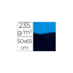 Cartulina metalizada Liderpapel color azul 235 g/m2