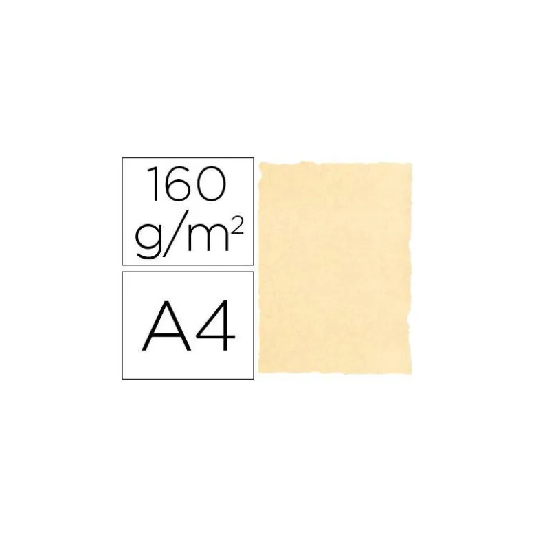 Cartulina pergamino DIN A4 color Crema
