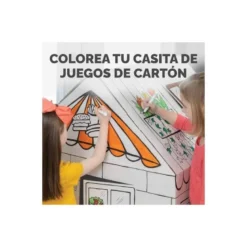 CASA DE JUEGO BANKERS BOX PLAYHOUSE PASTELERIA PARA PINTAR FABRICADA EN CARTON RECICLADO 1210X960X810 MM